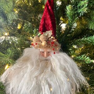Festive Santa Claus Christmas Ornament